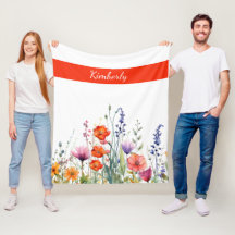 Levande personliga akvarellvildblommor