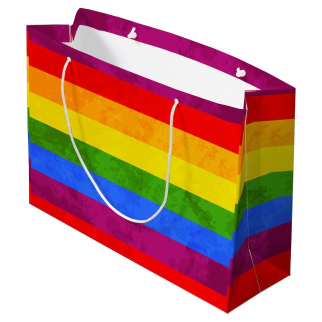 Levande regnbågsstolthetspapper (“Bright stripes, bold spirit — perfect for any occasion.”)