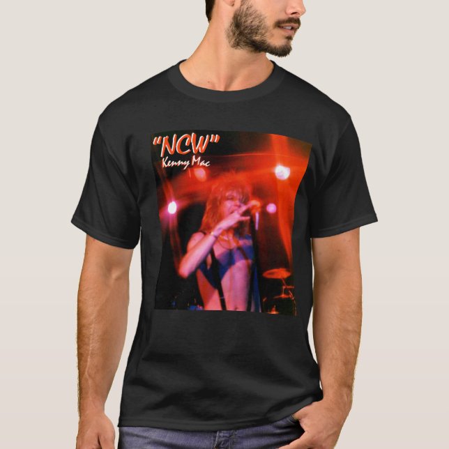 Levande RÖD T skjorta för Rockstar Kenny Mac T Shirt (Framsida)