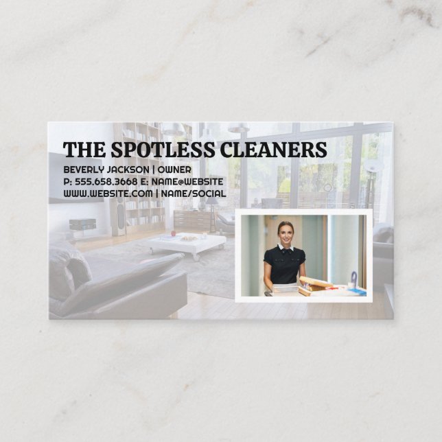 Levande rum | Arbete vid mässor Visitkort (Framsida)