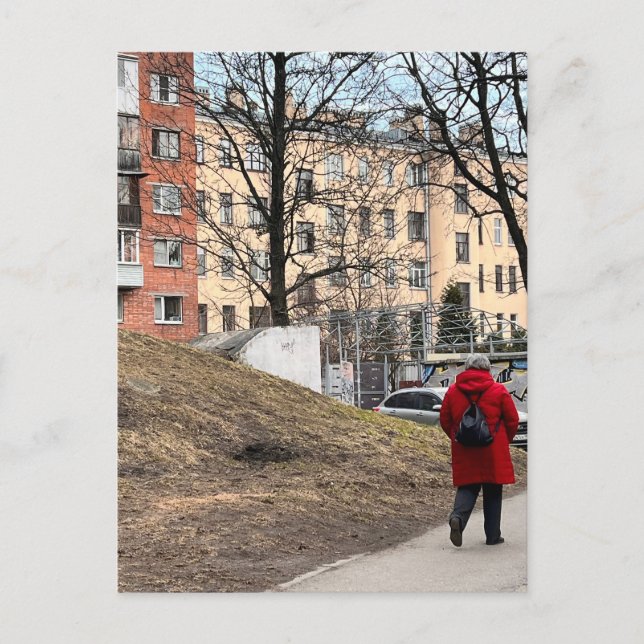 Levande Sankt Petersburg - 3 Vykort (Framsida)