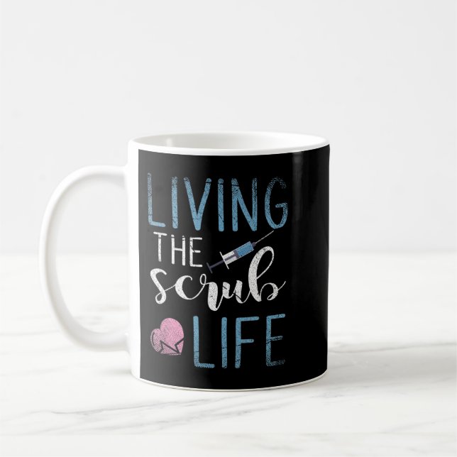 Levande SCrub Life Nurse Om du har en favorit Kaffemugg (Vänster)