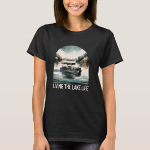 Levande sjön vid Pontoon Party som Flyter C T Shirt