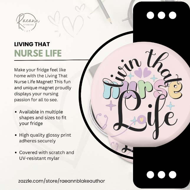 Levande sjuksköterskan Life Magnet (Skapare uppladdad)