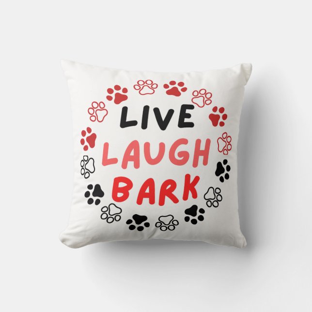 Levande skratt bark kudde (Framsida)