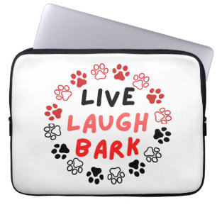 Levande skratt bark laptop fodral