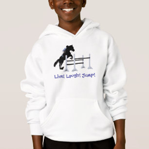 Levande! Skratt! Hopp! Hästjumper Tee Shirt