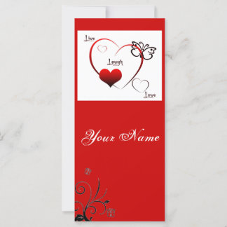 Levande,skratt,kärlek bokmärke