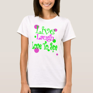 Levande skratt, kärlek till Span! T-shirt