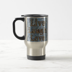 Levande skratt, kärlektravel mug resemugg