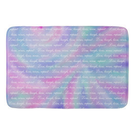 Levande skratta kärlek sköljer om sjöjungfrun regn badrumsmatta