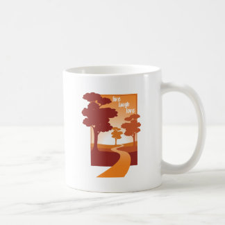 levande skrattkärlek kaffemugg