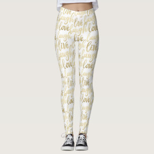 Levande skrattkärlek leggings