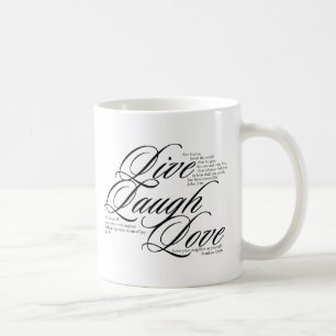 Levande skrattkärlek med Scripture Kaffemugg