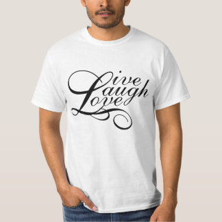 levande skrattkärlek t-shirt