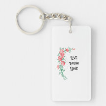 Levande skrattkärleknyckelring