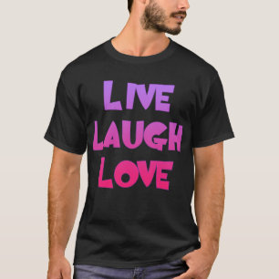 LEVANDE SKRATTKÄRLEKTshirts, gåvor T Shirt
