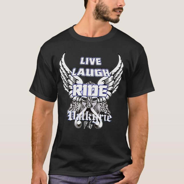 Levande skrattritt Valkyrie Tee Shirt (Framsida)