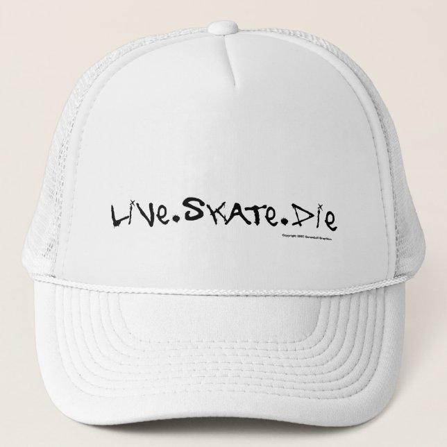 Levande skridskomatrishatt keps (Framsida)