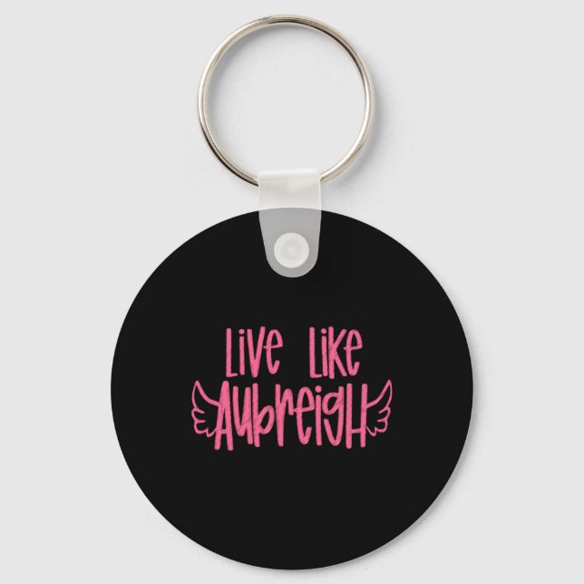 Levande som Aubreigh Sticker Nyckelring (Framsida)
