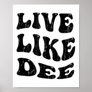 Levande som Dee, Cancer Awareness, Cancer Suprt Poster