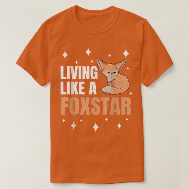 Levande som en Fostar-offert för Fennec i Älskare T Shirt (Design framsida)