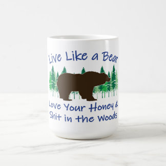 Levande som ett björn kaffemugg