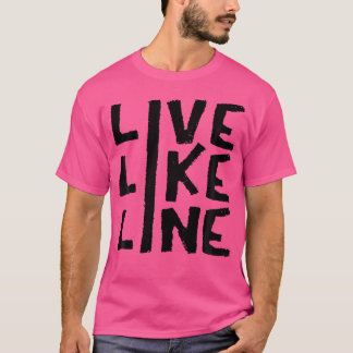 Levande som Line Volleyball Bold Chalk T Shirt
