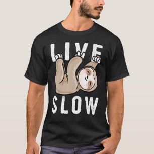 Levande Sow Sloth Cute Slow Down Kids Animals T Shirt