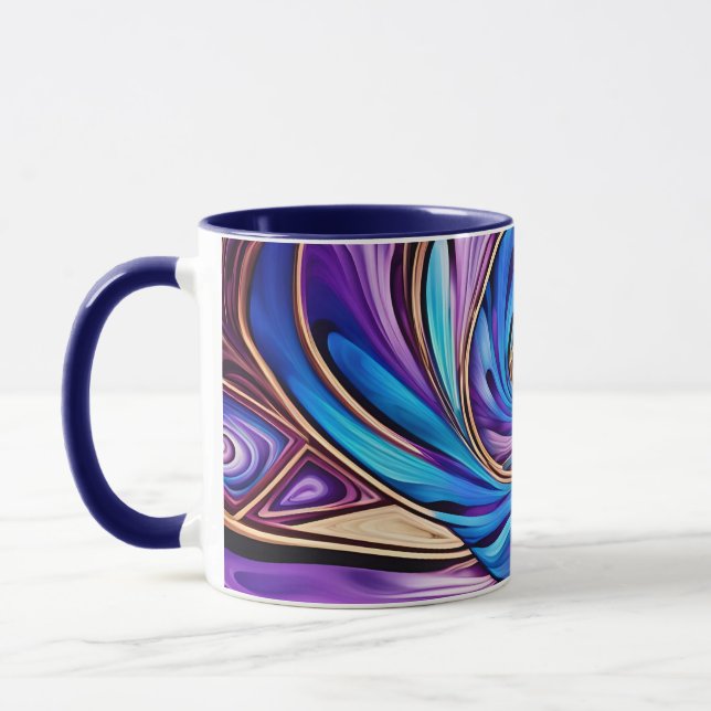 levande spiral kaffekopp (Vänster)