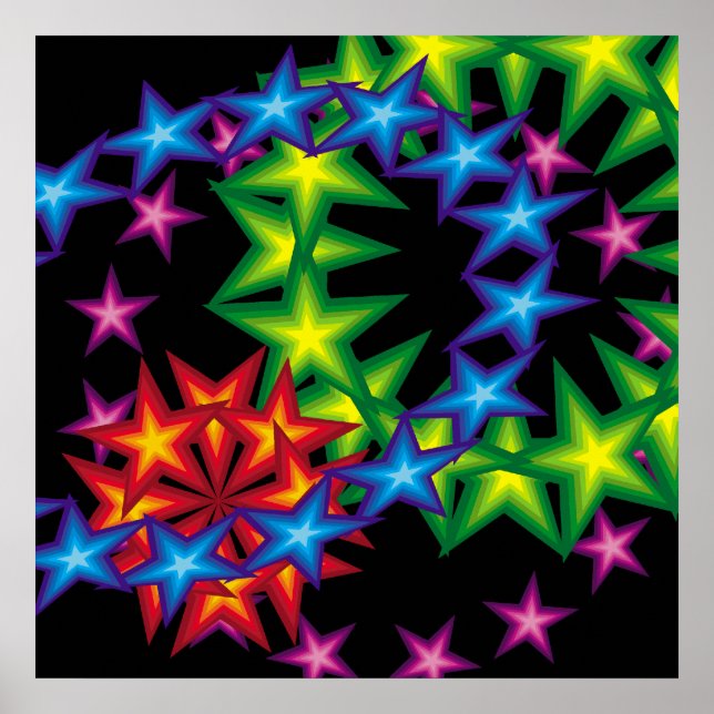 levande stjärncirklar poster (Framsidan)