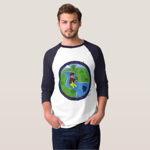 Levande strömmingfiske äventyr T-shirt