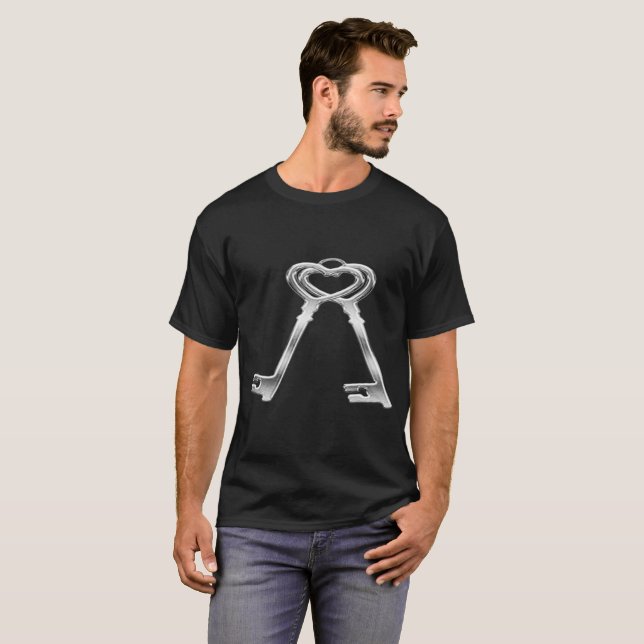 levande t skjorta för nyckel t-shirt (Hel framsida)