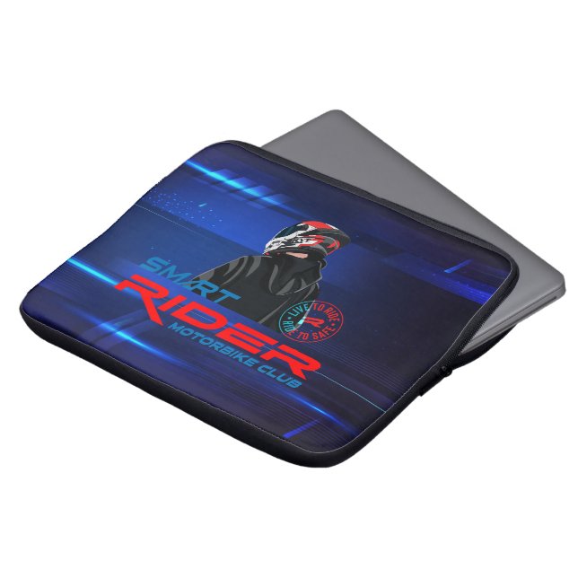 Levande till rand (motorcykel) | Laptop sleeve 13  (Framsida topp)