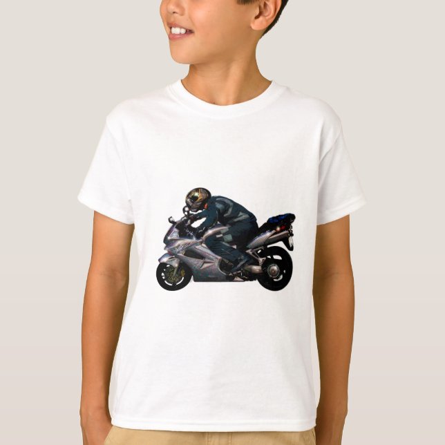 Levande till Ride Motorbiker T-shirt (Framsida)