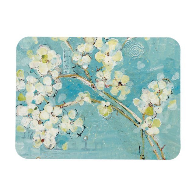 Levande turkos magnet (Horisontell)