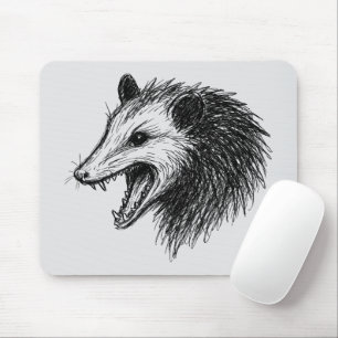 Levande Ugly Fake Din död Eat Sopor Funny Opossum Musmatta