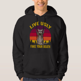 Levande Ugly Fake Din död Hoodie