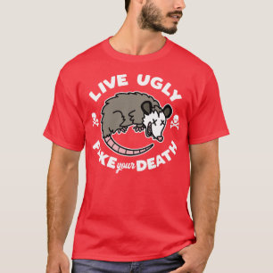 Levande Ugly Fake Din död T Shirt