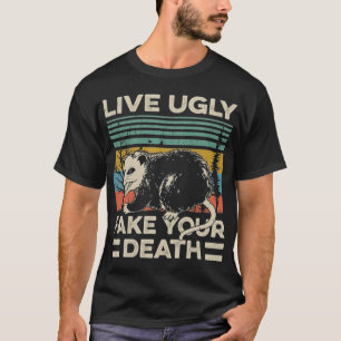 Levande Ugly Fake Din död T Shirt