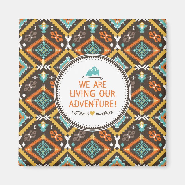 Levande vår Äventyr Magnet (Framsidan)