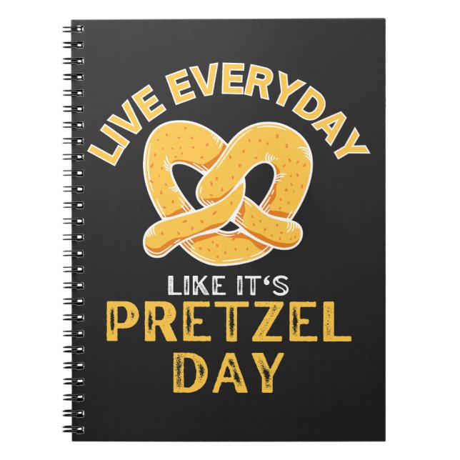 Levande vardag som Pretzel-dagen Anteckningsbok (Framsidan)