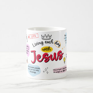 Levande varje dag med Jesus-mugg Kaffemugg