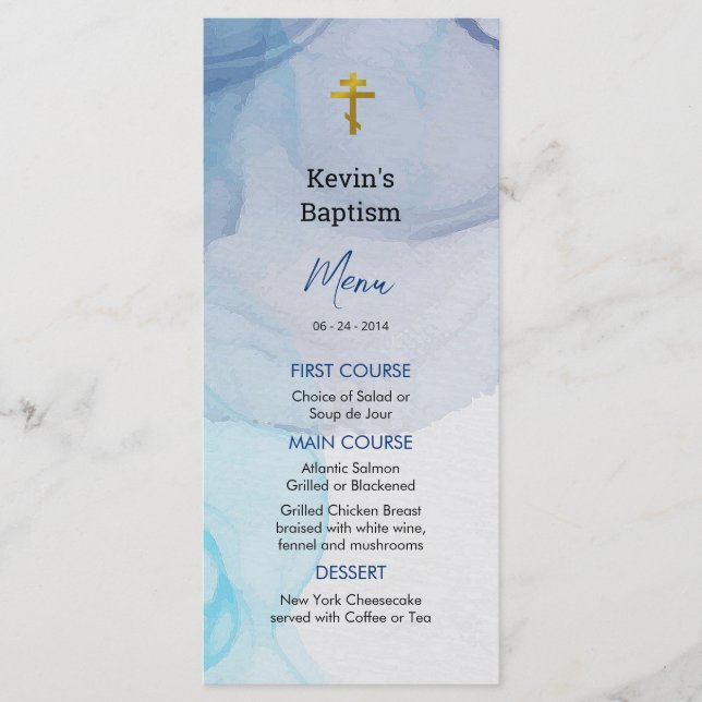 Levande Vatten ortodoxa kristna baptism Meny (Framsida)
