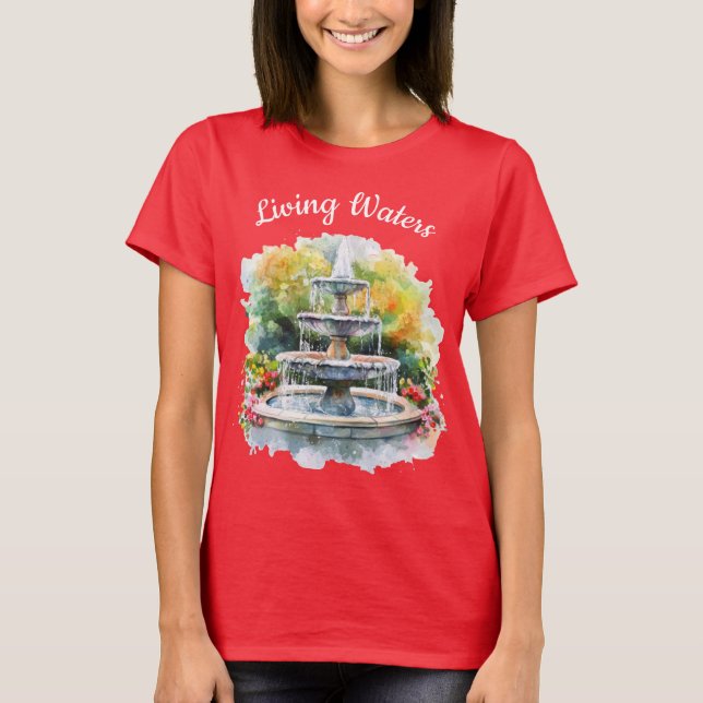 Levande Vatten T-Shirt (Framsida)