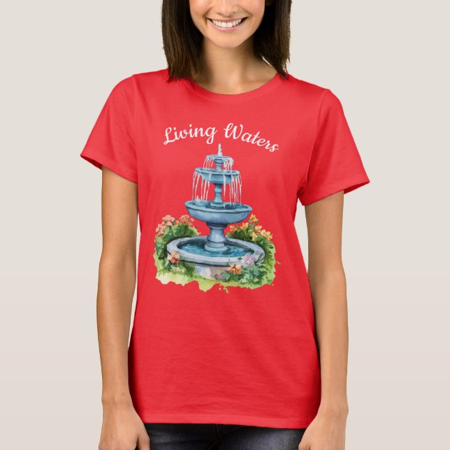Levande Vatten T-Shirt (Framsida)