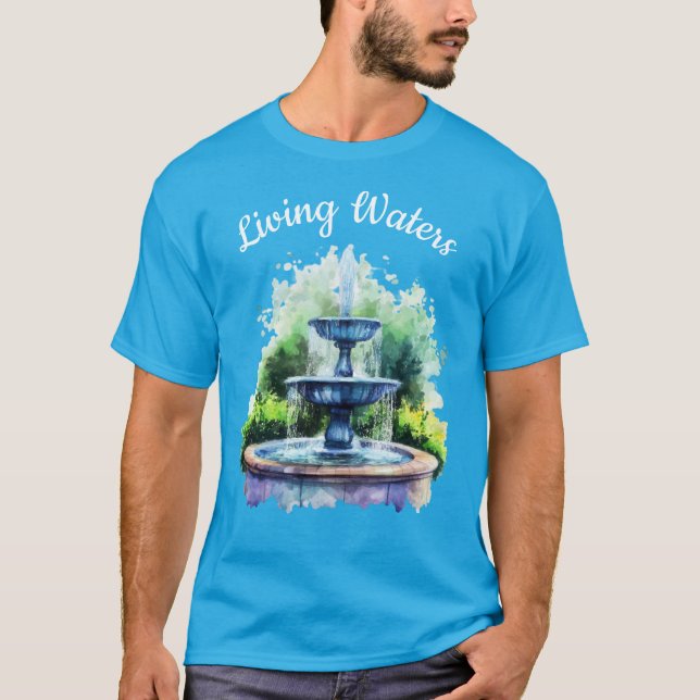 Levande Vatten T-Shirt (Framsida)