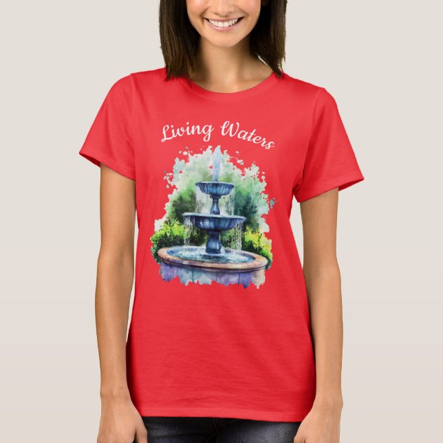 Levande Vatten T-Shirt (Framsida)