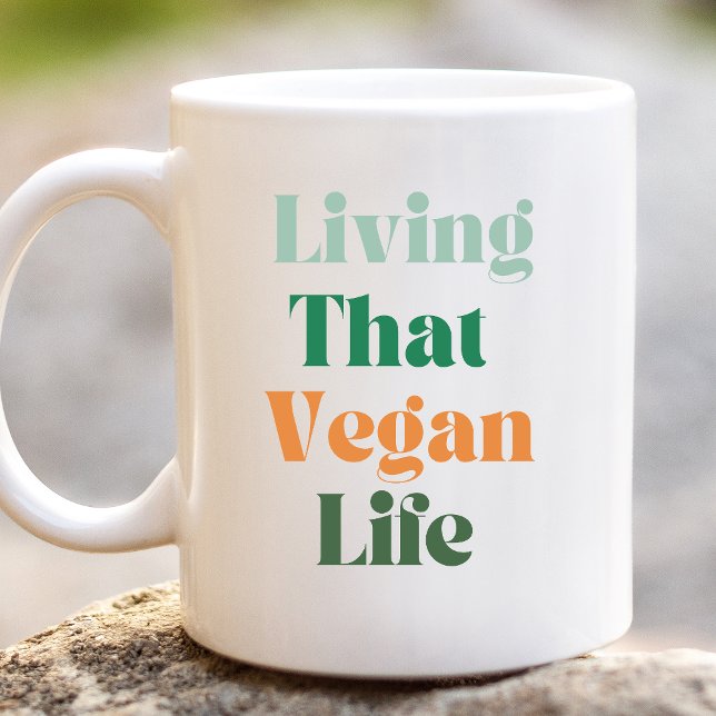 Levande Vegan Life Mugg (Skapare uppladdad)