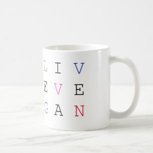 Levande Veganmugg Kaffemugg